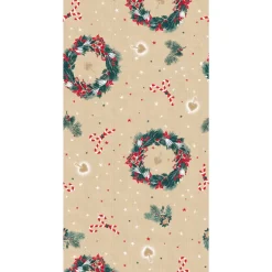 Nappe damasee 1.18x6m kraft cour