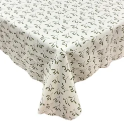 Nappe imprime feuillage 132x230