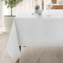 Nappe polyester 140x240cm blanc