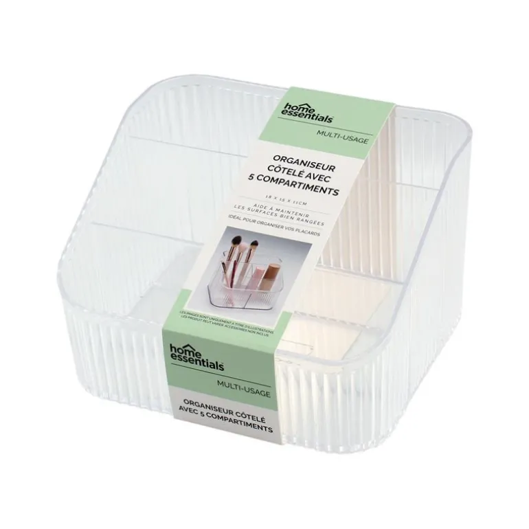 Organiseur cinq compartiments