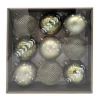 Pack de 9 boules 10cm vert