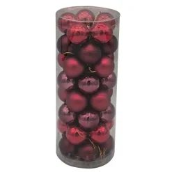 Pack de 40 mini boules 30mm roug