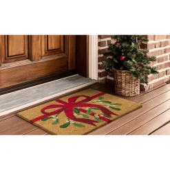 Paillasson de noel noeud 40x60