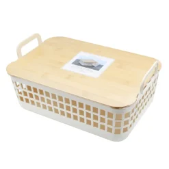 Panier de rangement bambou s