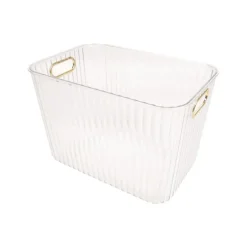 Panier rangement transparent xl