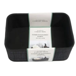 Paniere de rangement bambou noir