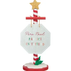 Panneau avec plaque pour pere no