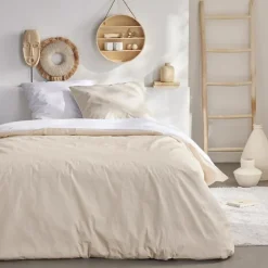 Parure bicolore 240x220 blanc be