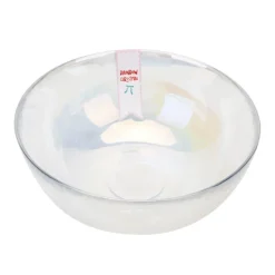 Pasta bol en verre effet irrise