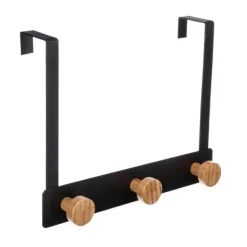 Patere de porte metal x3 tete ba