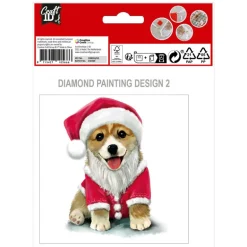 Peinture diamant noel 13x13cm