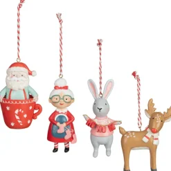 Personnage de noel a suspendre