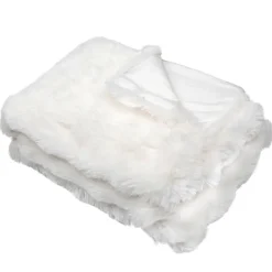 Plaid bubble creme 130x160cm