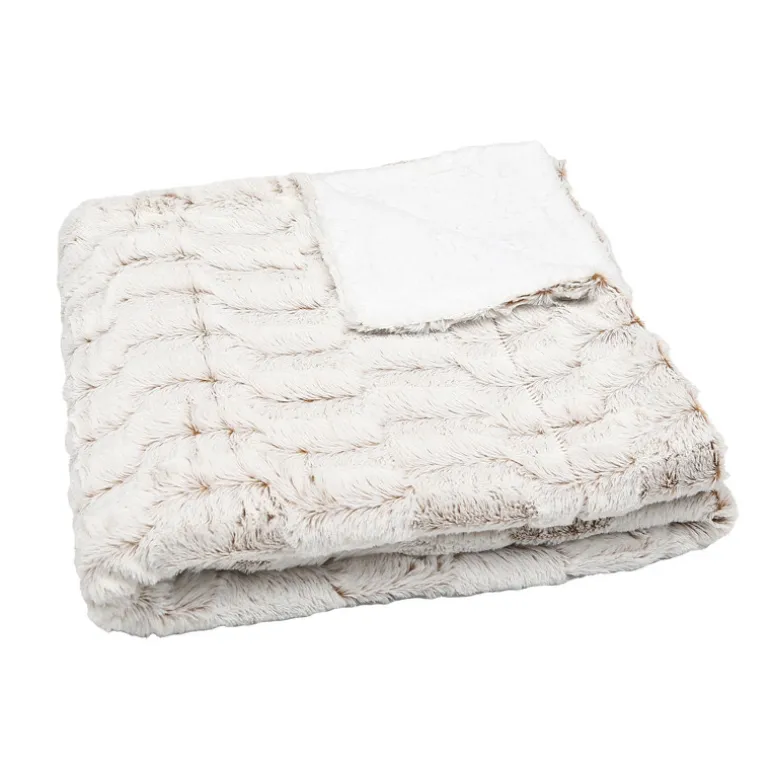 Plaid tromso creme 130x160cm