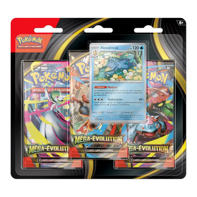 Pokemon me01 : pack 3 boosters