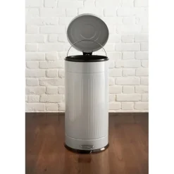 Poubelle a pedale 30 l nervure