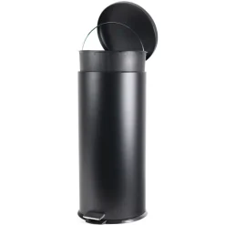 Poubelle a pedale 30l noir
