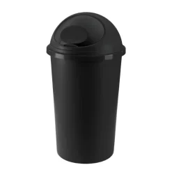 Poubelle big hoop 45l noir