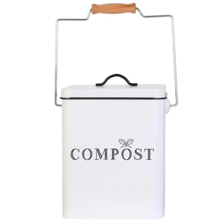 Poubelle de compostage metal bla