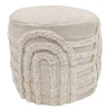Pouf arch d40x30cm creme