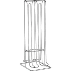 Rang capsule support metal gris