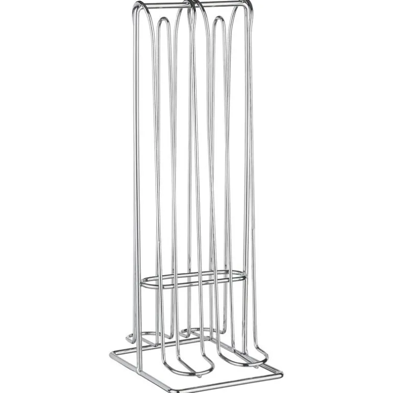 Rang capsule support metal gris