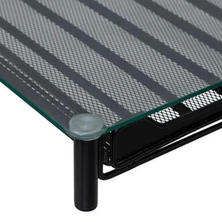 Range capsule tiroir metal noir