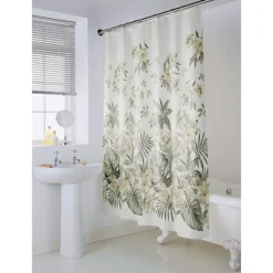 Rideau de douche botanique