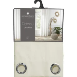 Rideau memo ivoire 140x260