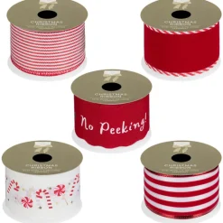 Ruban 2.7m rouge sucre d'orge