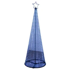 Sapin en led blanc froid h210cm