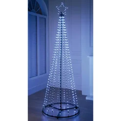 Sapin en led blanc froid h210cm