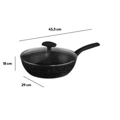 Sauteuse 28 alu forge caractere