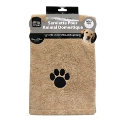 Serviette microfibre pour chiens
