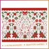 Serviette quiz de noel 40x40 x20