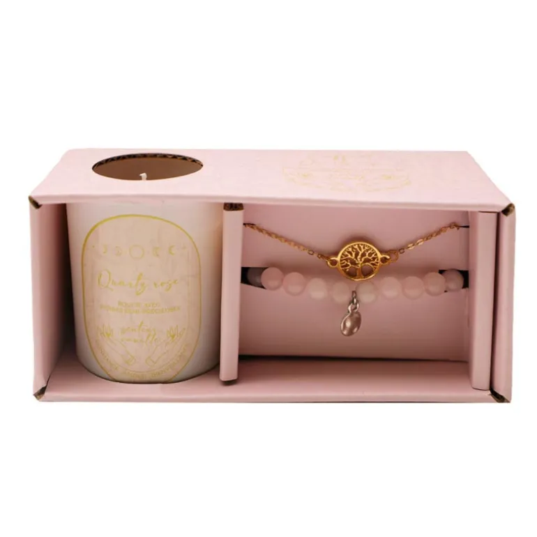 Set collier bougie et bracelet