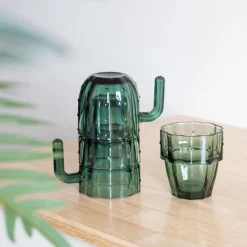 Set de 4 verres cactus