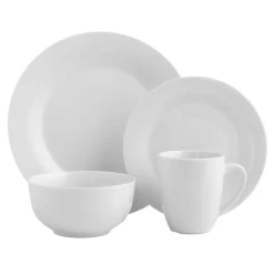 Set de vaisselle blanc 12 pcs