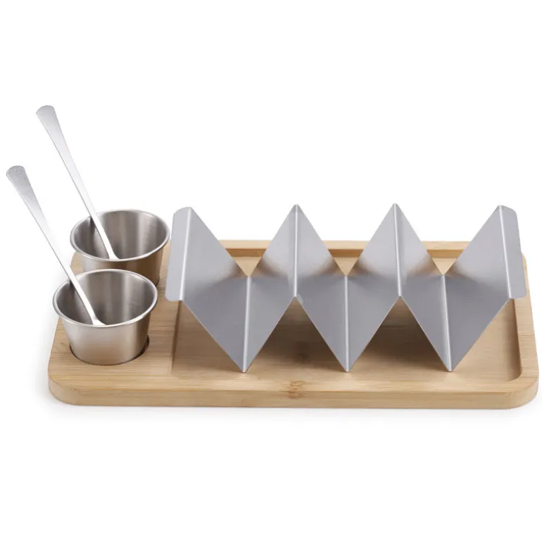 Set planche porte-tacos 4 pcs