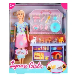 Set poupee mannequin & chiots