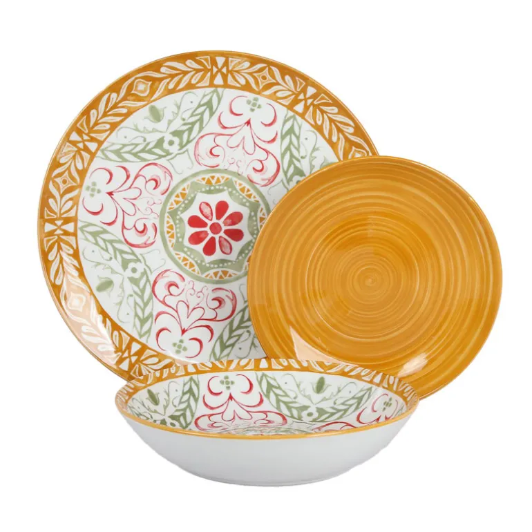 Set vaiselles 12 pcs motif flora