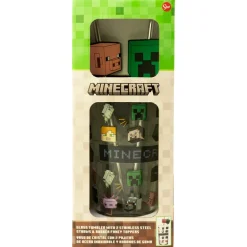 Set verre + 2 pailles minecraft