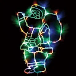 Silhouette dAinterieur pere noel