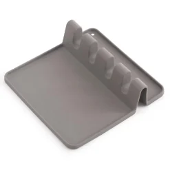 Support ustensiles silicone noir