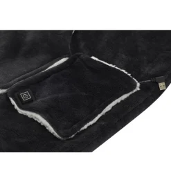 Sweat plaid chauffant gris