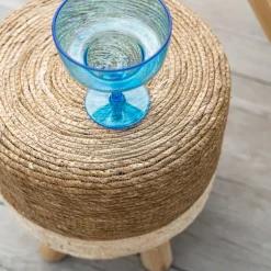 Tabouret effet paille