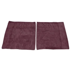 Taie d'oreiller x2 63x63cm teddy