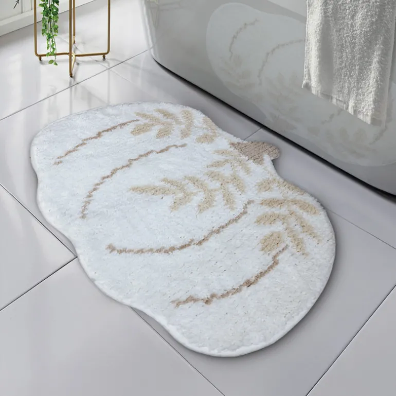 Tapis citrouille blanc