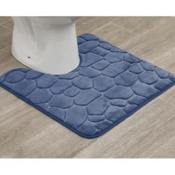 Tapis contour bleu