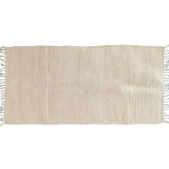 Tapis delhi 70x140cm blanc